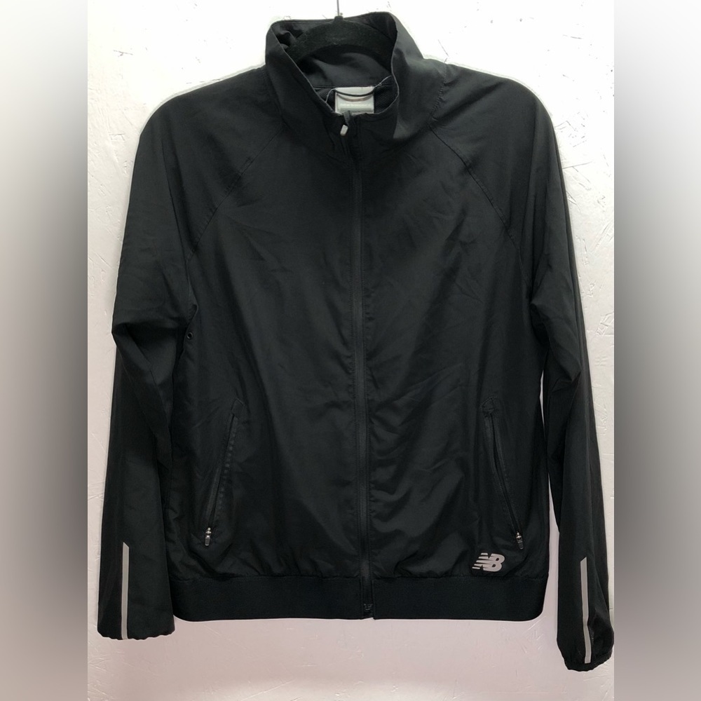 New Balance black windbreaker jacket